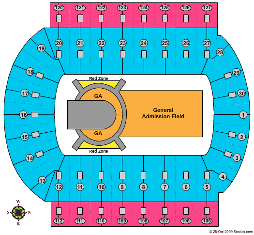 Spartan Stadium - MI U2 Seating Chart